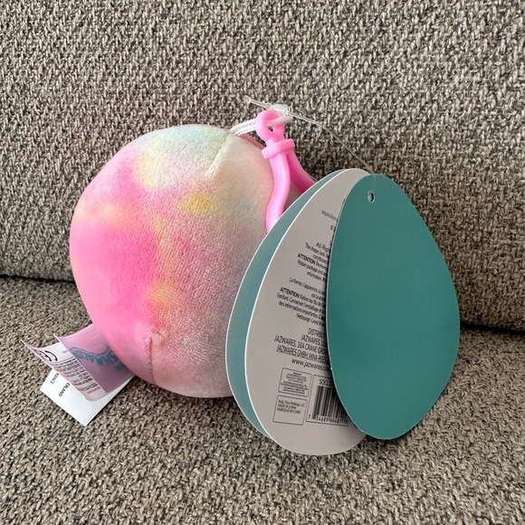 Nwt  HTF 🦥 3" Namaste Sloth clip   Squishmallow - Picture 3 of 3